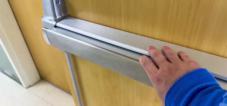 Installing a Push Bar on a Door University