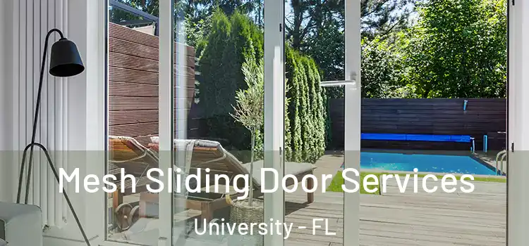  Mesh Sliding Door Services University - FL